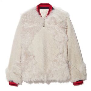 Tory Burch Bristol Fur Bomber Jacket